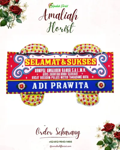 Karangan Bunga Ucapan Selamat di Sucen